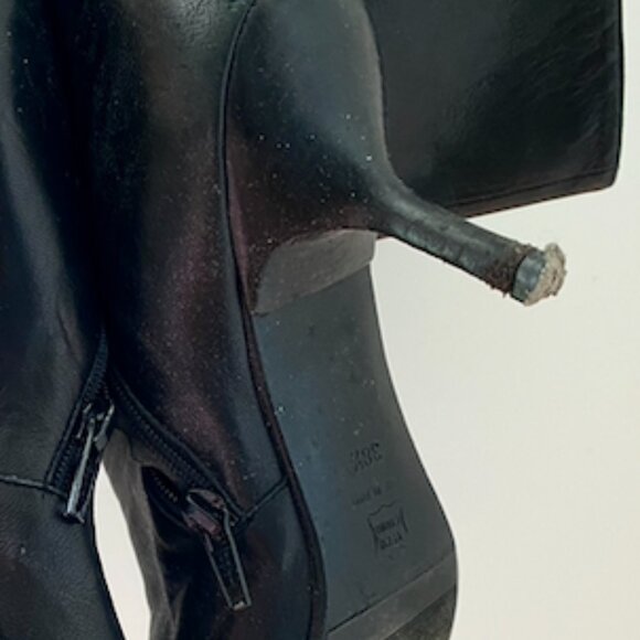 Vintage Genuine Leather Stiletto Boots from Barney's New York - Picture 7 of 7